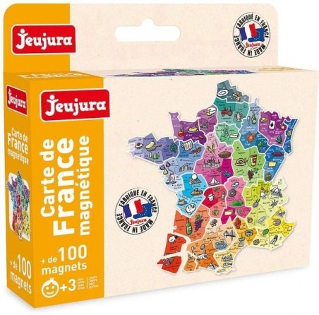 Carte de France magnétique - Jeujura